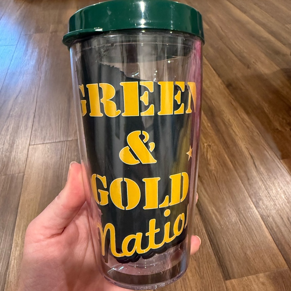 Green and Gold Tumbler